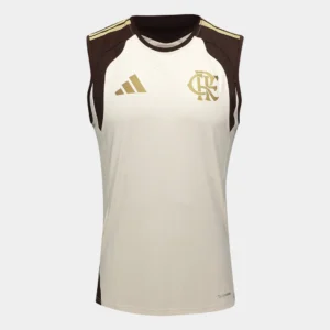 Camisa Regata Flamengo Treino Bege - 2026/27