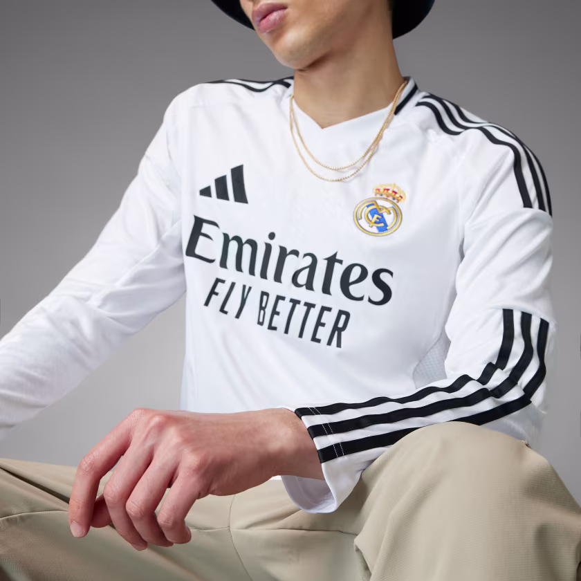 Camisa Real Madrid I Manga Longa - 2024 - Imagem 4