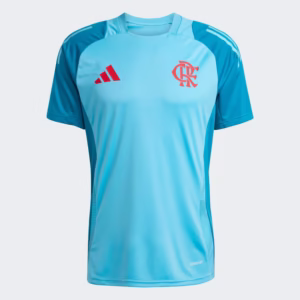 Camisa Flamengo Treino Azul Claro - 2025/26